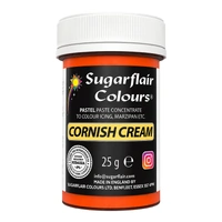 ** Cornish Cream Sugarflair Pastel Paste 25G - Food Colour