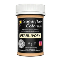 ** Pearl Ivory Sugarflair Pastel Paste 25G - Food Colour