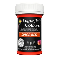 ** Spice Red Sugarflair Pastel Paste 25G - Food Colour