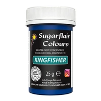 ** Kingfisher Blue Sugarflair Pastel Paste 25G - Food Colour