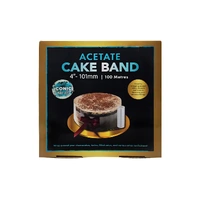 Acetate Cake Band Roll 4 Inch - 100m 