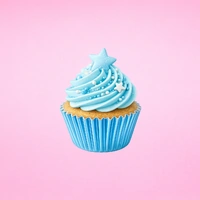 Light Blue Mini 25mm Foil Cupcake Cases - 50 Pieces