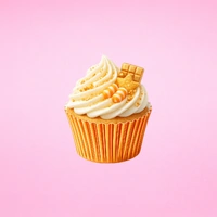 Orange Mini 25mm Foil Cupcake Cases - 50 Pieces 