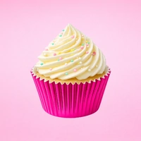 Hot Pink Large Foil Baking Cups - 25 Pieces - Cupcake Cases