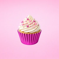 Hot Pink Mini 25mm Foil Baking Cups - 50 Pieces - Cupcake Cases