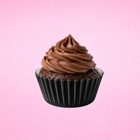 Black Mini 35mm Foil Cupcake Cases -  50 Pieces 