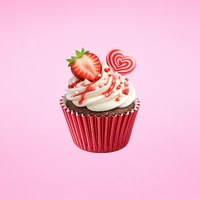 Red Mini 25mm Foil Cupcake Cases - 50 Pieces