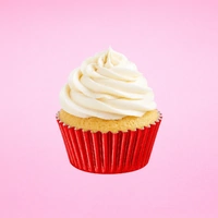 Red Mini 35mm Foil Cupcake Cases - 50 Pieces