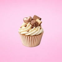 Rose Gold Mini 25mm Foil Cupcake Cases - 50 Pieces 