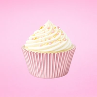 Light Pink Large Foil Cupcake Cases - 25 Pieces