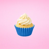 Blue Mini 2.5mm Grease-Proof Cupcake Cases - 50 Pieces - Cupcake Case
