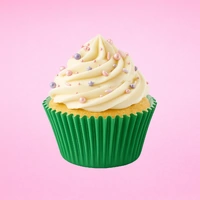 Dark Green Large Grease-Proof Cupcake Cases - 50 Pieces - Cupcake Case