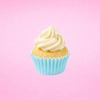 Light Blue Mini 25mm Grease-Proof Cupcake Cases - 50 Pieces - Cupcake Case 