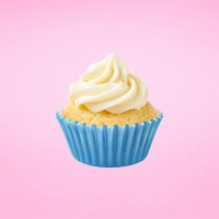 Light Blue Mini 35mm Grease-Proof Cupcake Cases - 50 Pieces - Cupcake Case