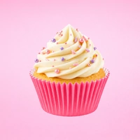 Pink Large Grease-Proof Cupcake Cases - 50 Pieces - Cupcake Case