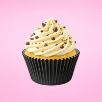 Black Large Grease-Proof Cupcake Cases - 50 Pieces - Cupcake Case