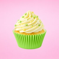 Light Green Large Grease-Proof Cupcake Cases - 50 Pieces - Cupcake Case