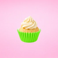 Light Green Mini 25mm Grease-Proof Cupcake Cases- 50 Pieces - Cupcake Case 