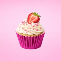 Hot Pink Mini 3.5cm Base - 500Pieces Foil Baking Bulk Cupcake Cases Liner