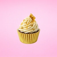 Light Gold Mini 2.5cm Base - 500Pieces Foil Baking Bulk Cupcake Cases Liner