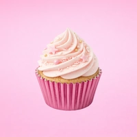 Light Pink Mini 3.5cm Base - 500Pieces Foil Baking Bulk Cupcake Cases Liner