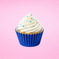 Royal Blue Mini 3.5cm Base - 500Pieces Foil Baking Bulk Cupcake Cases Liner