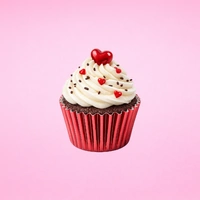 Red Mini 2.5cm Base - 500Pieces Foil Baking Bulk Cupcake Cases Liner