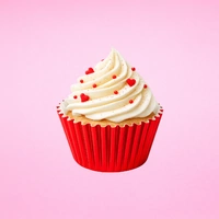Red Mini 3.5cm Base - 500Pieces Foil Baking Bulk Cupcake Cases Liner