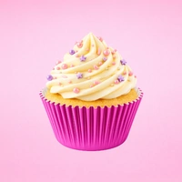 Hot Pink Large Foil Baking Cups (250 Pack) - Cupcake Cases