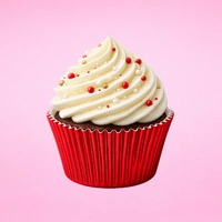 Red Large Foil - 250Pieces Plain Baking Cupcake Bulk Cup Cake Case