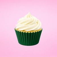 Dark Green Mini 3.5cm Base - 500Pieces Paper Baking Bulk Cupcake Cases Liner