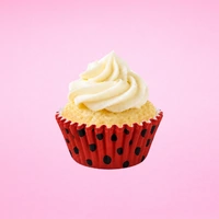 Lady Bug Greaseproof Mini 35mm Cupcake Cases Iconic Cake Art