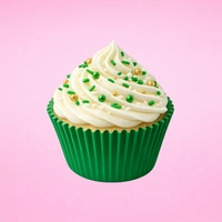 Dark Green 250Pc Greaseproof Baking Cupcake Cases - 5X3.2cm