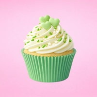 Light Green 250Pc Greaseproof Baking Cupcake Cases - 5X3.2cm: Single
