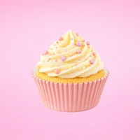 Pink 250Pc Greaseproof Baking Cupcake Cases - 5X3.2cm 
