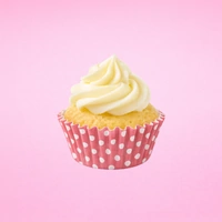 Pink And White Polka Greaseproof Mini 35mm Cupcake Cases