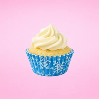 Snowflakes Greaseproof Mini 35mm Cupcake Cases