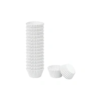 White Mini 2.5cm Base - 500Pieces Paper Baking Bulk Cupcake Cases Liner