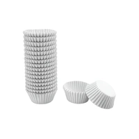 White Mini 3.5cm Base - 500Pieces Paper Baking Bulk Cupcake Cases Liner