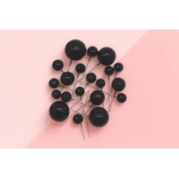 Black Ball Topper 20Pcs