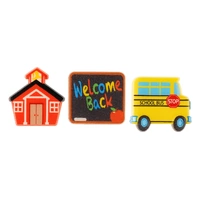 Back To School Assorted Cupcake Rings - 8 Pieces