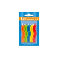 Primary Wave Candles 10 Pack - Birthday Candles Artwrap 