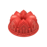 Cathedral Church Bundt Round Silicone Chocolate Mould - C-2064