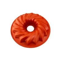 Spiral Bundt Round Silicone Chocolate Mould C-3003