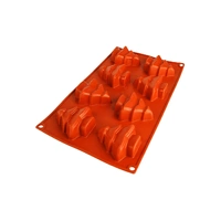 8 Cavity - Christmas Tree Silicone Chocolate Mould- C-3042