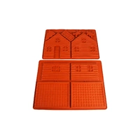Build 3D Gingerbread House Silicone Chocolate Mould c-3049
