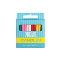 Mixed Plain Birthday Candles Bakery Crafts 