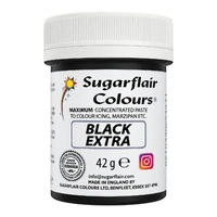 ** Black Extra - Sugarflair Maximum Concentrated Food Colour Icing Color 42Grams