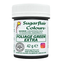 ** Green Extra - Sugarflair Maximum Concentrated Food Colour Icing Color 42Grams