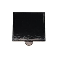 Square Black Cake Board - 7cm X 7Cm- Soft Cardboard